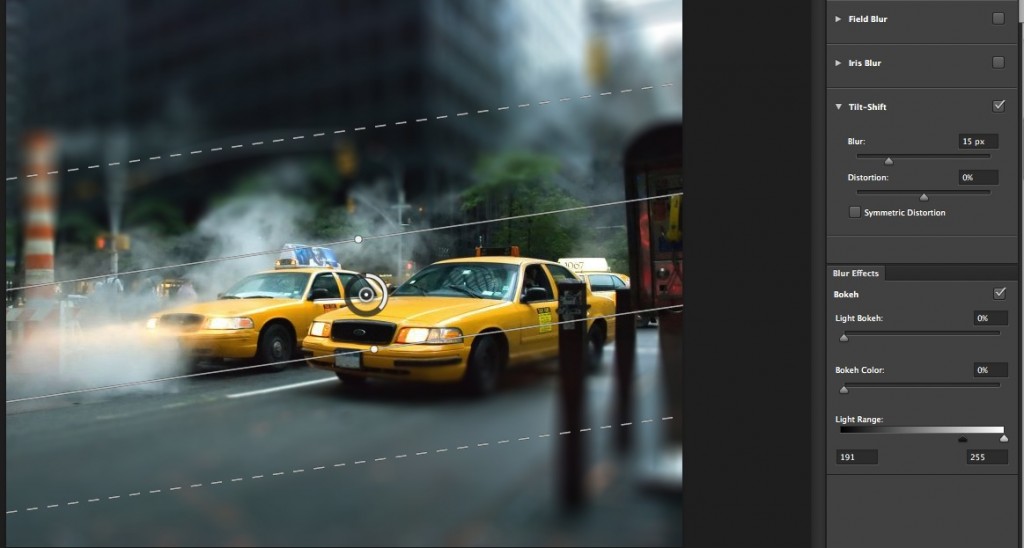 TiltShift Effect in Adobe CS6