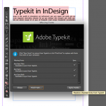 Typekit in InDesign CC